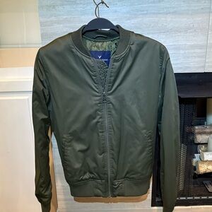 American Eagle Outfitters Olive Bomber Jacket